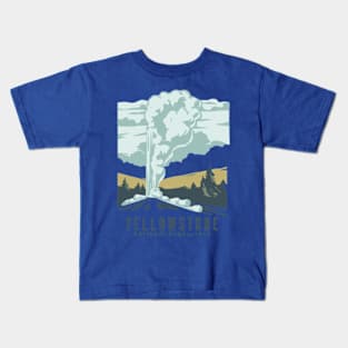 Yellowstone National Park 2 Kids T-Shirt